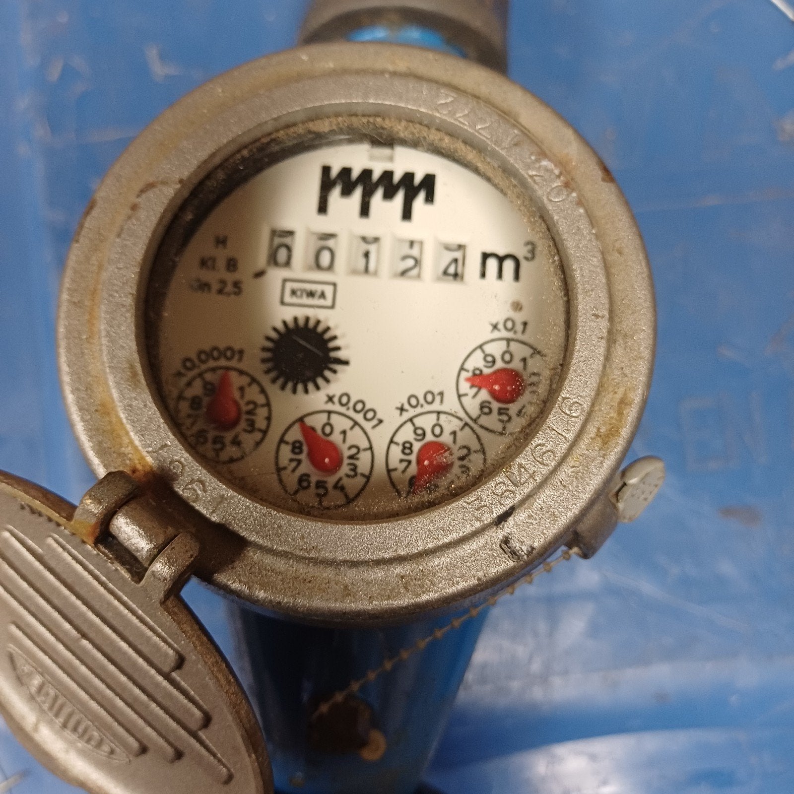 te koop koop aangeboden: een gebruikte watermeter, Ophalen
