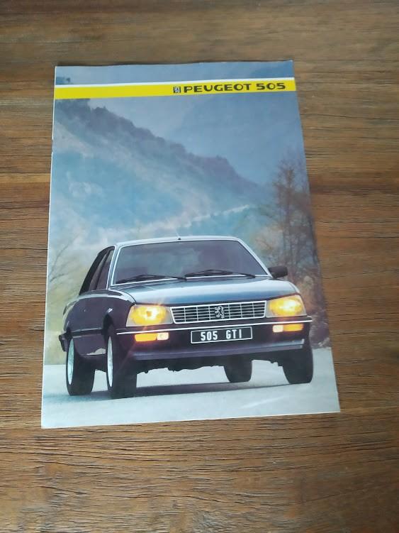 Peugeot 505 1985 8 pag., Verzenden, Zo goed als nieuw, Peugeot