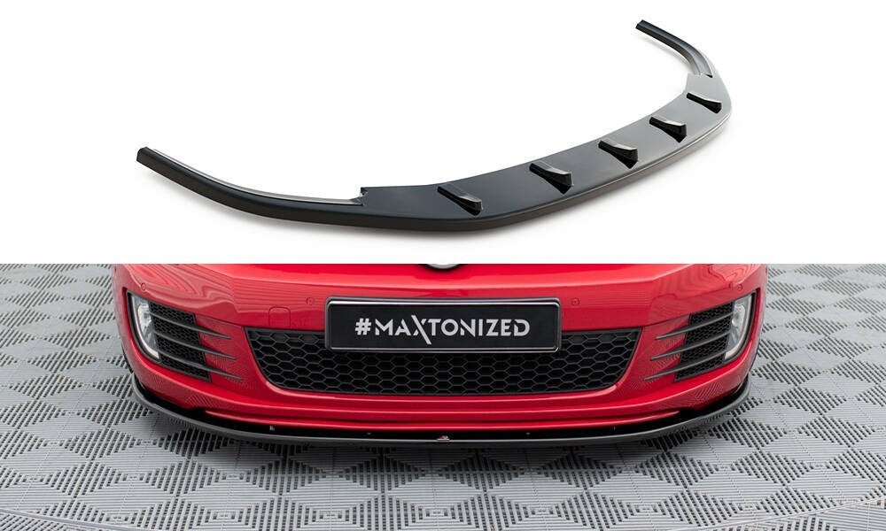 Voorlip sideskirt spoiler diffuser - Golf 6 GTI GTD 08-12, Auto diversen, Ophalen of Verzenden