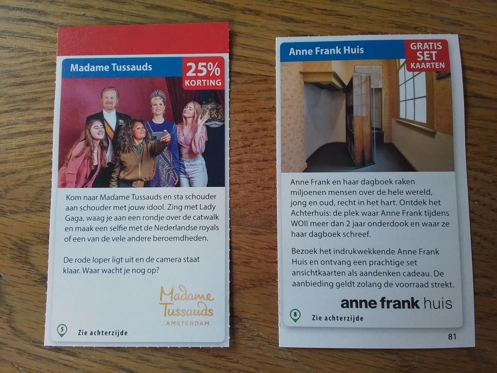 KORTINGSBONNEN, Tickets en Kaartjes, Drie personen of meer, Kortingskaart