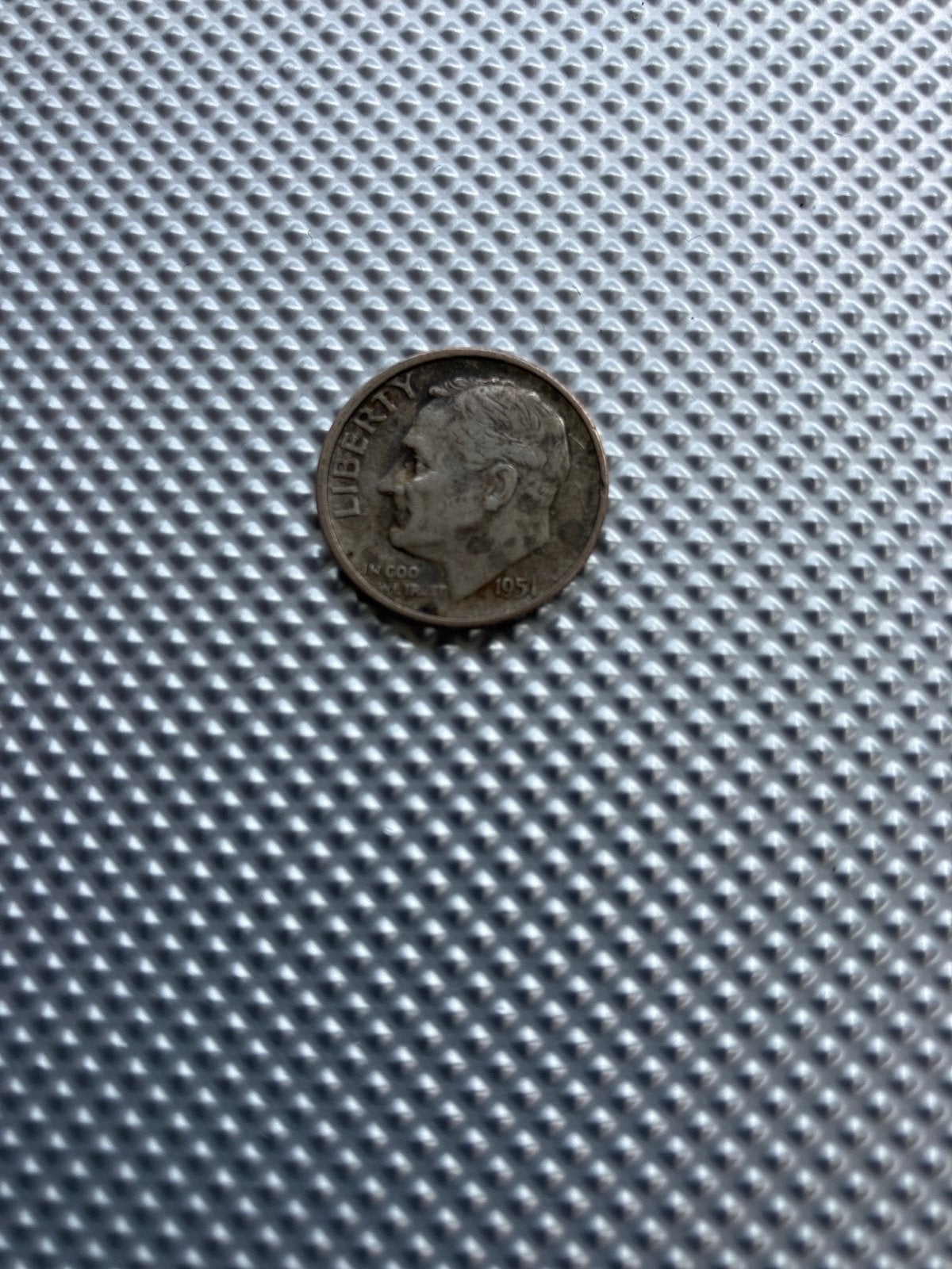 Zilveren Amerikaanse Dime 1951 - Roosevelt, Ophalen of Verzenden, Noord-Amerika, Losse munt, Zilver