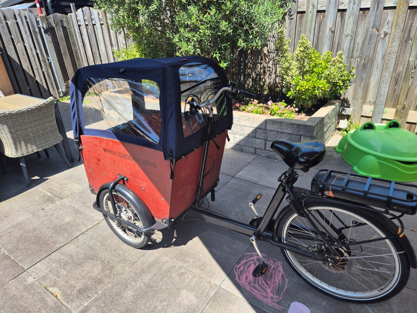 Babboe Big Bakfiets - Elektrisch(accuproblemen), Ophalen, Gebruikt, 4 kinderen of meer, Elektrisch
