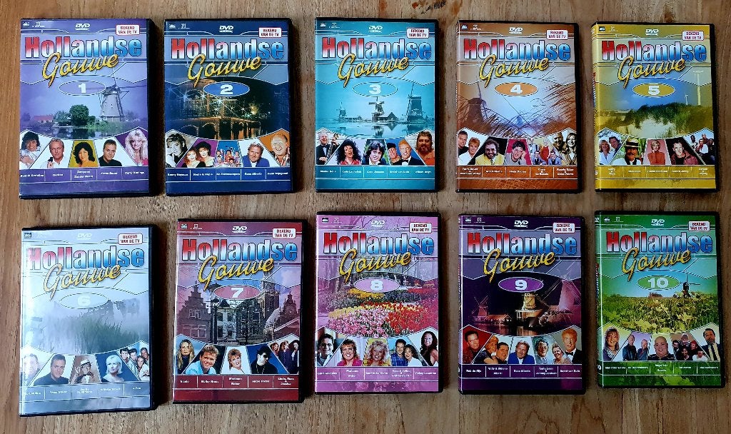 DVD serie: Hollandse gouwe, Alle leeftijden, Verzameling, Zo goed als nieuw, Ophalen of Verzenden