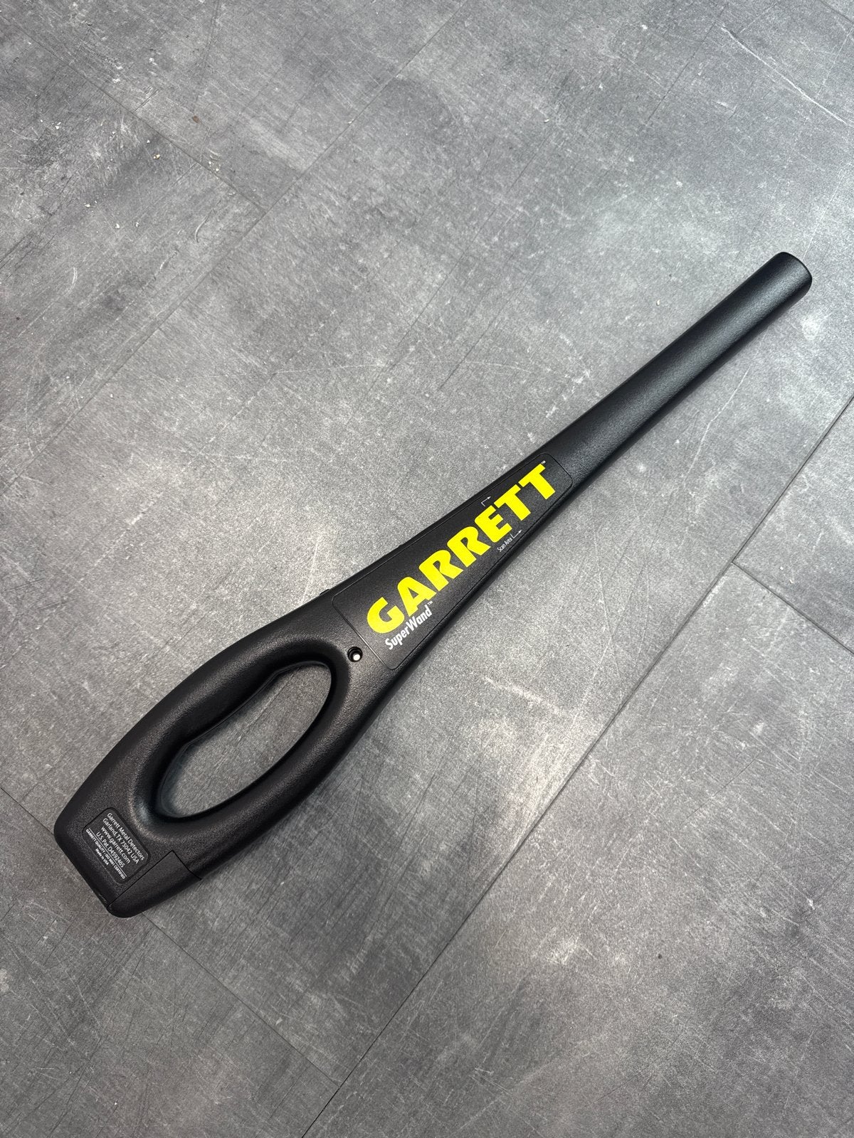 Garrett SuperWand Metaaldetector - Model 1165800, Hobby en Vrije tijd, Metaaldetectors, Ophalen, Garrett, Gebruikt, 30 cm of minder