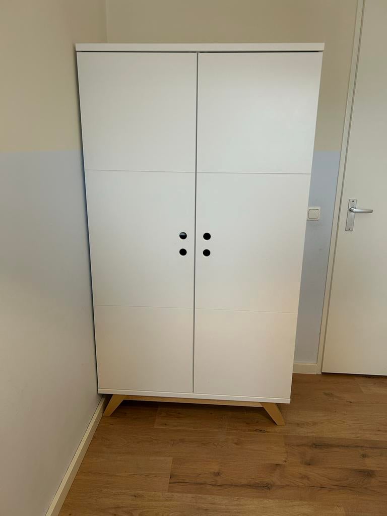 Moderne Scandinavische Babykamer, Gebruikt, Eenpersoons, Overige maten, Crème