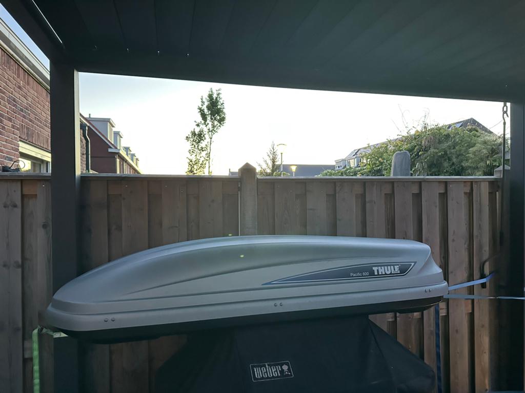 Thule dakkoffer pacific 600, Auto diversen, Dakkoffers, Ophalen, Gebruikt