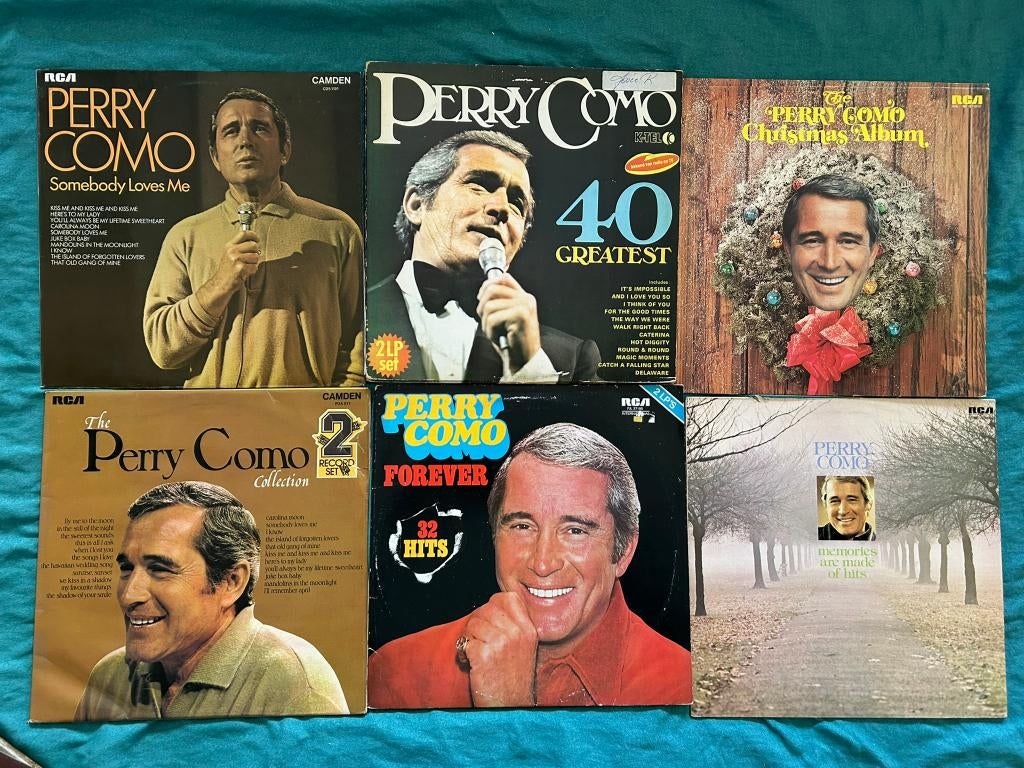 10 LP's Perry Como (ook per stuk te koop), Cd's en Dvd's, Vinyl | Pop, Gebruikt, 1980 - 1989, 12 inch, Ophalen of Verzenden