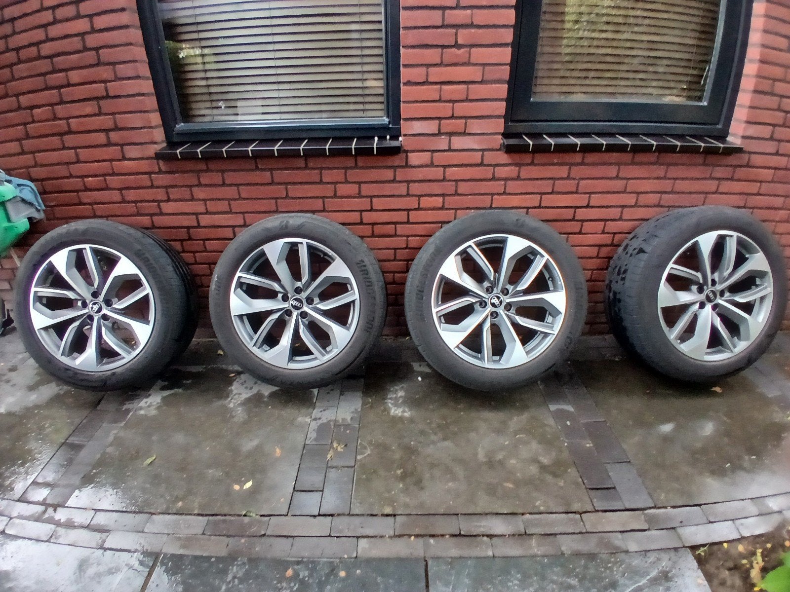 Audi E-tron, Q7, Q8 20 inch originele wielen van Audi Sport, Ophalen, Gebruikt, 255 mm, Banden en Velgen