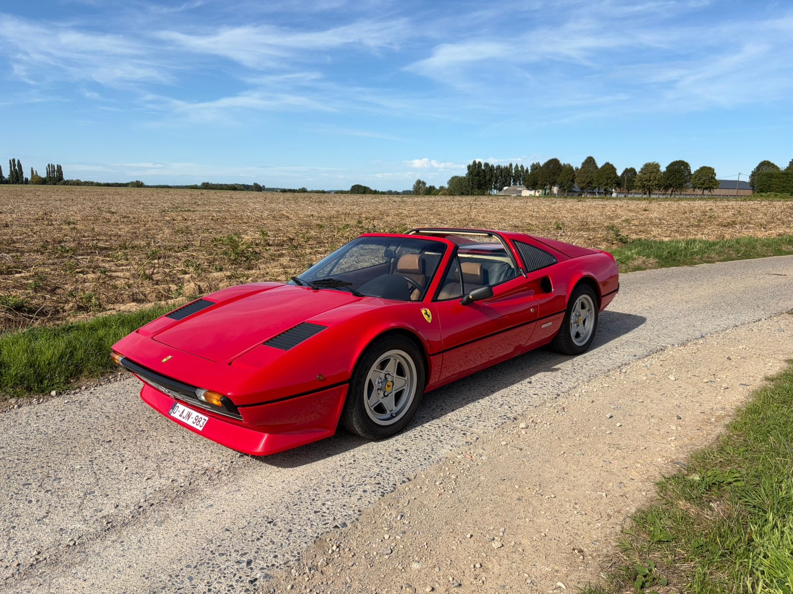 Ferrari 308 GTSi, Auto's, Beige, Cabriolet, Leder, Handgeschakeld