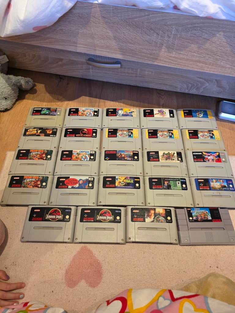 26 SNES Games - asterix en obelix - mario kart -Donkey kong, 2 spelers, Ophalen of Verzenden, Avontuur en Actie, Vanaf 3 jaar