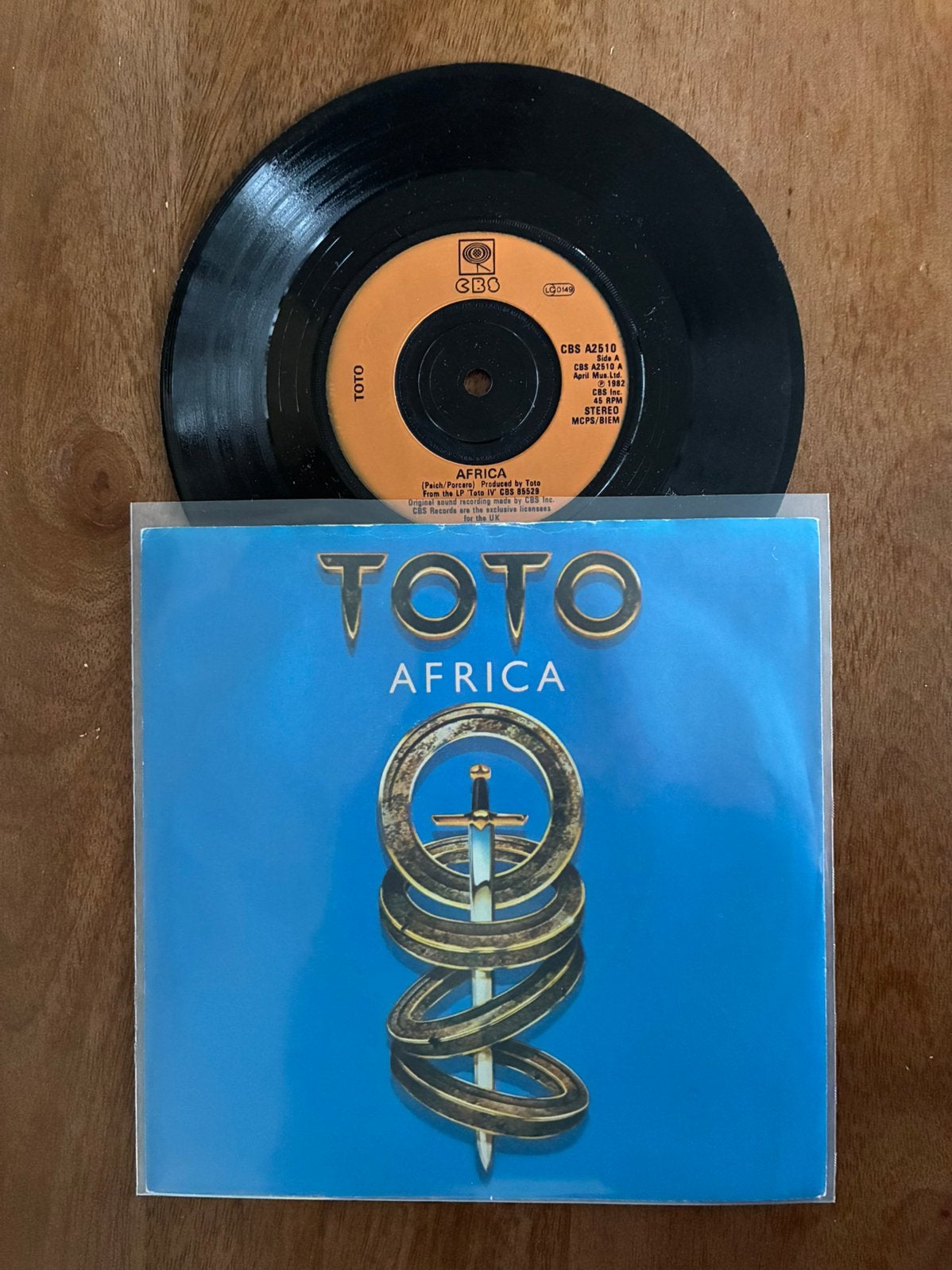 Toto - Africa, Cd's en Dvd's, Ophalen of Verzenden, 7 inch