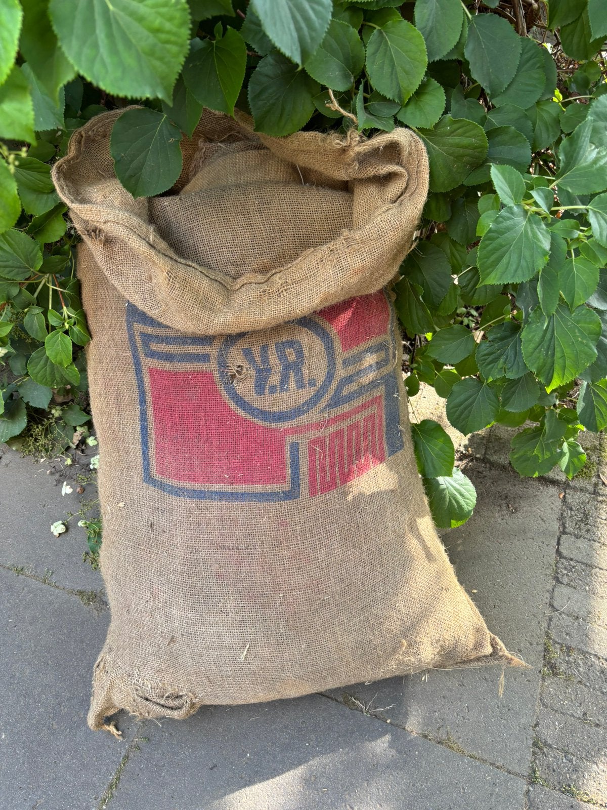 Jute zakken, Ophalen, Gebruikt