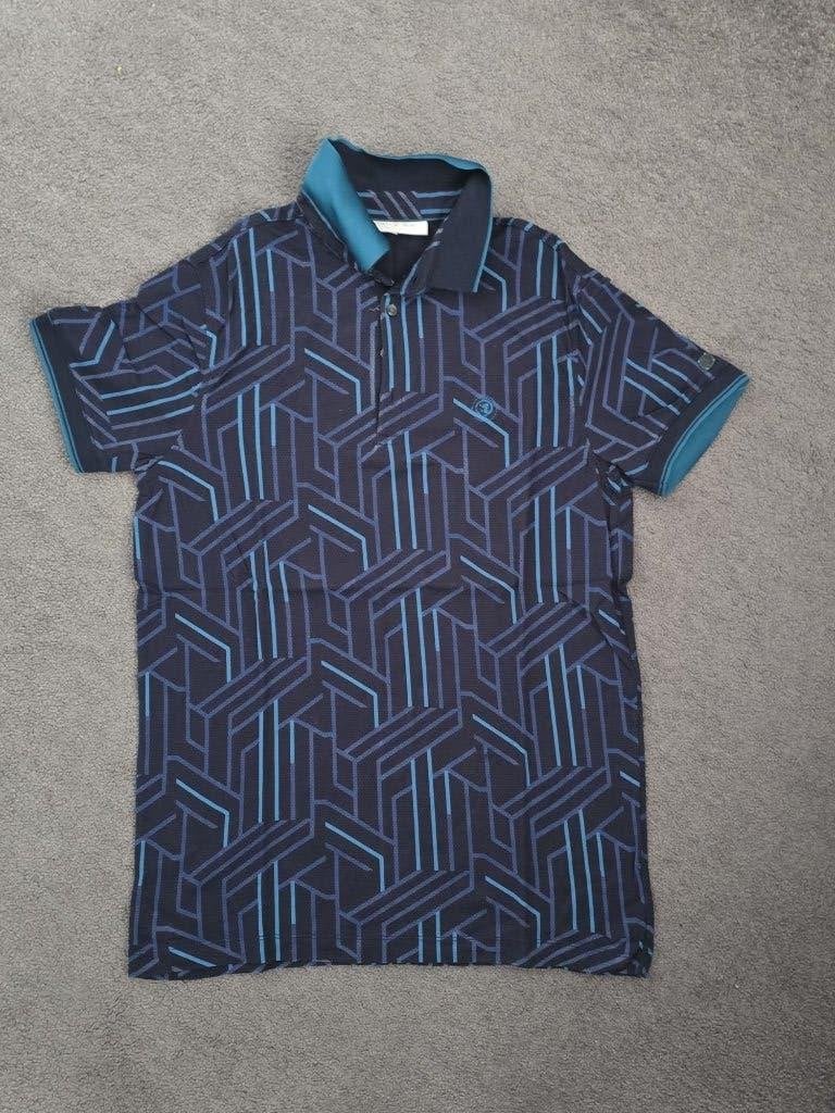 cast iron polo (3), Kleding | Heren, Polo's, Zo goed als nieuw, Maat 52/54 (L), Blauw, Ophalen of Verzenden