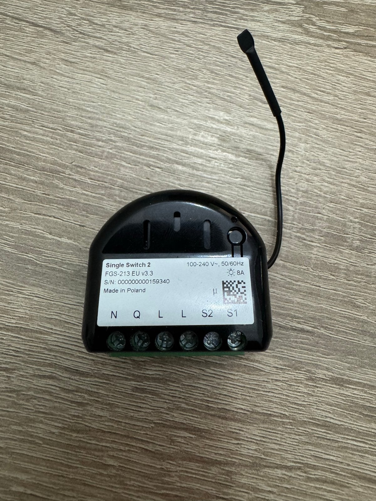 Fibaro Single Switch 2 FGS-213 Z-Wave Plus Schakelaar, Ophalen of Verzenden, Zo goed als nieuw, Overige merken, Schakelaar