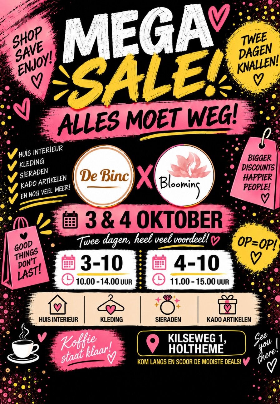 Garageverkoop, uitverkoop, mega sale., Ophalen, Nieuw