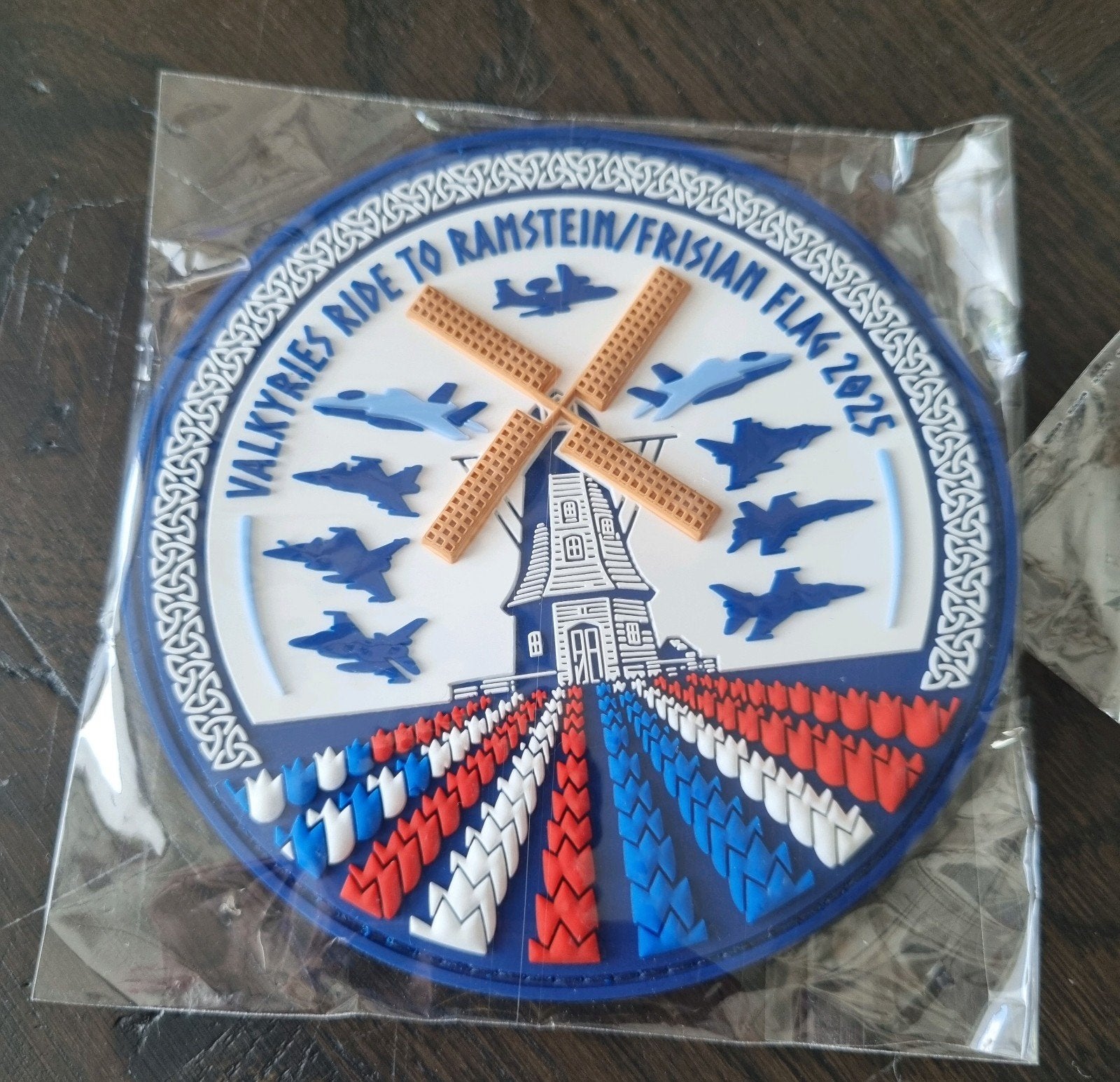 USAF 495th FS Ramstein/Frisian Flag patch, Verzenden, Nieuw, Patch, Badge of Embleem