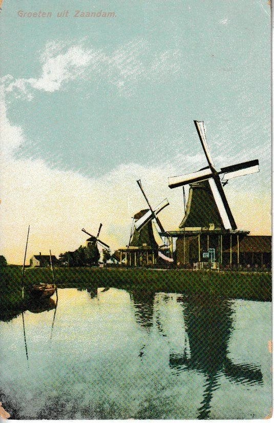 GROETEN uit ZAANDAM, Ophalen of Verzenden, Ongelopen, Noord-Holland
