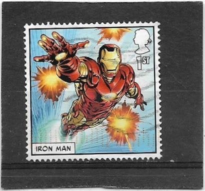 Engeland 2019 Marvel - Iron Man, Verzenden, Gestempeld