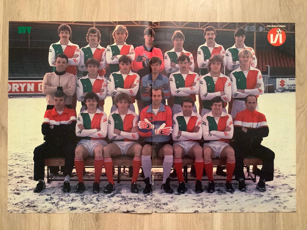 Poster SVV Jaren 80, Verzamelen, Ophalen of Verzenden, Zo goed als nieuw, Overige binnenlandse clubs, Poster, Plaatje of Sticker