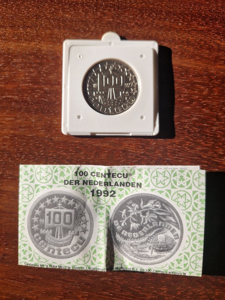 Munt Nederland 100 centecu, Ophalen of Verzenden, Koningin Beatrix, Overige waardes, Losse munt