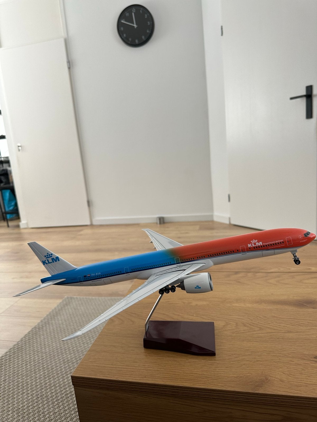 Boeing KLM Vliegtuigmodel 47 cm, Overige merken, Ophalen of Verzenden, Zo goed als nieuw, Groter dan 1:72