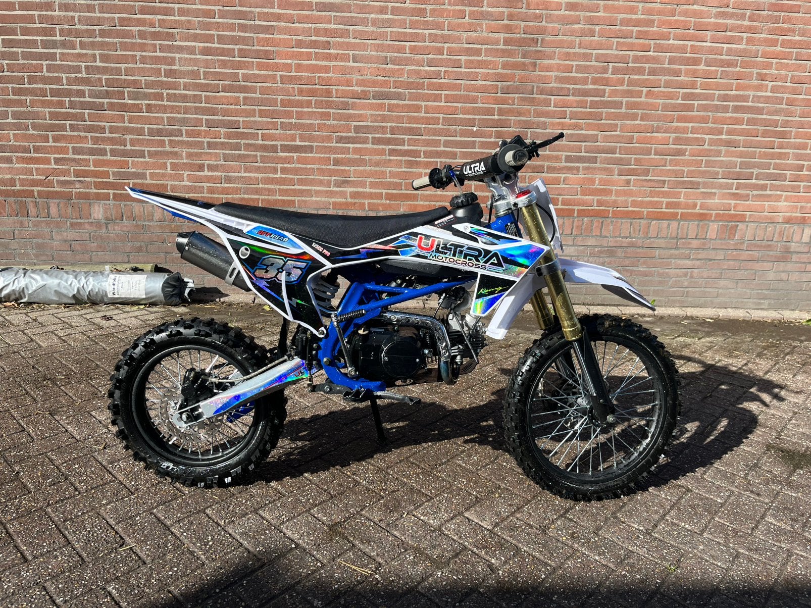 Ultra crossmotor, Overige merken, Zo goed als nieuw, 4 versnellingen, 125 cc
