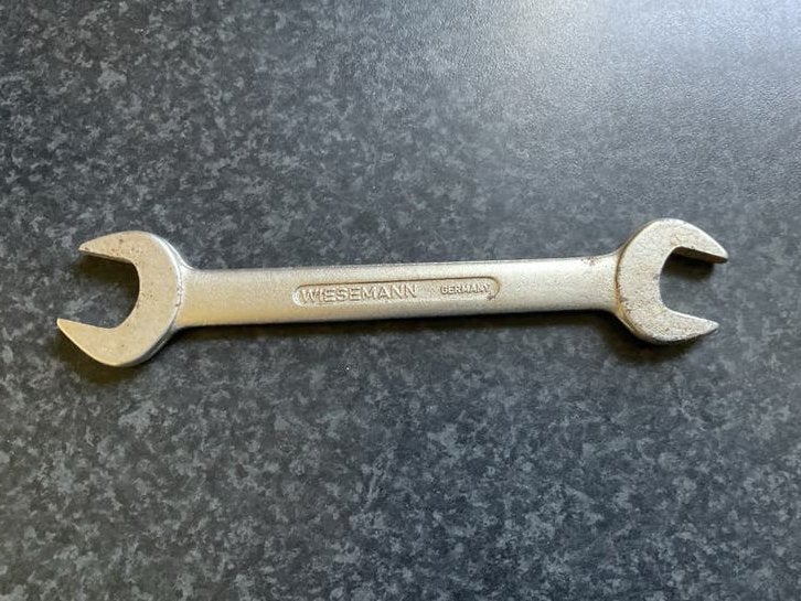 Wiesemann Germany Chroom-Vanadium Sleutel 18/19, Ophalen of Verzenden, Gebruikt, Sleutel/ratel, Overige merken