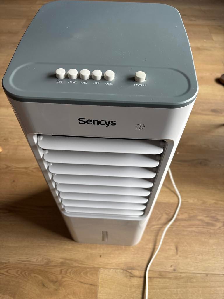 Sencys Waterkoeler - Zeer Goede Staat, 1 Jaar Oud, Ophalen, Minder dan 60 m³, Ventileren, 3 snelheden of meer