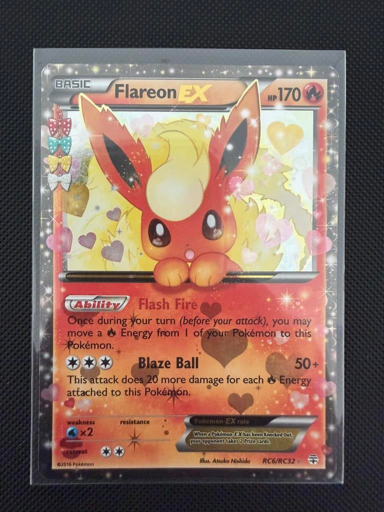 Pokemon kaart - flareon ex generations, Ophalen of Verzenden, Zo goed als nieuw