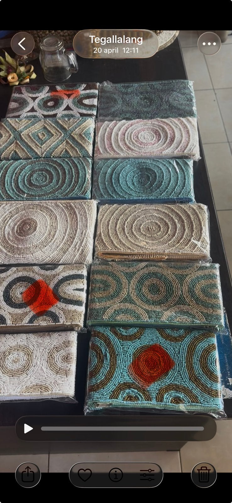 Partij  kralen tasjes en meer , handmade bali, Ophalen of Verzenden