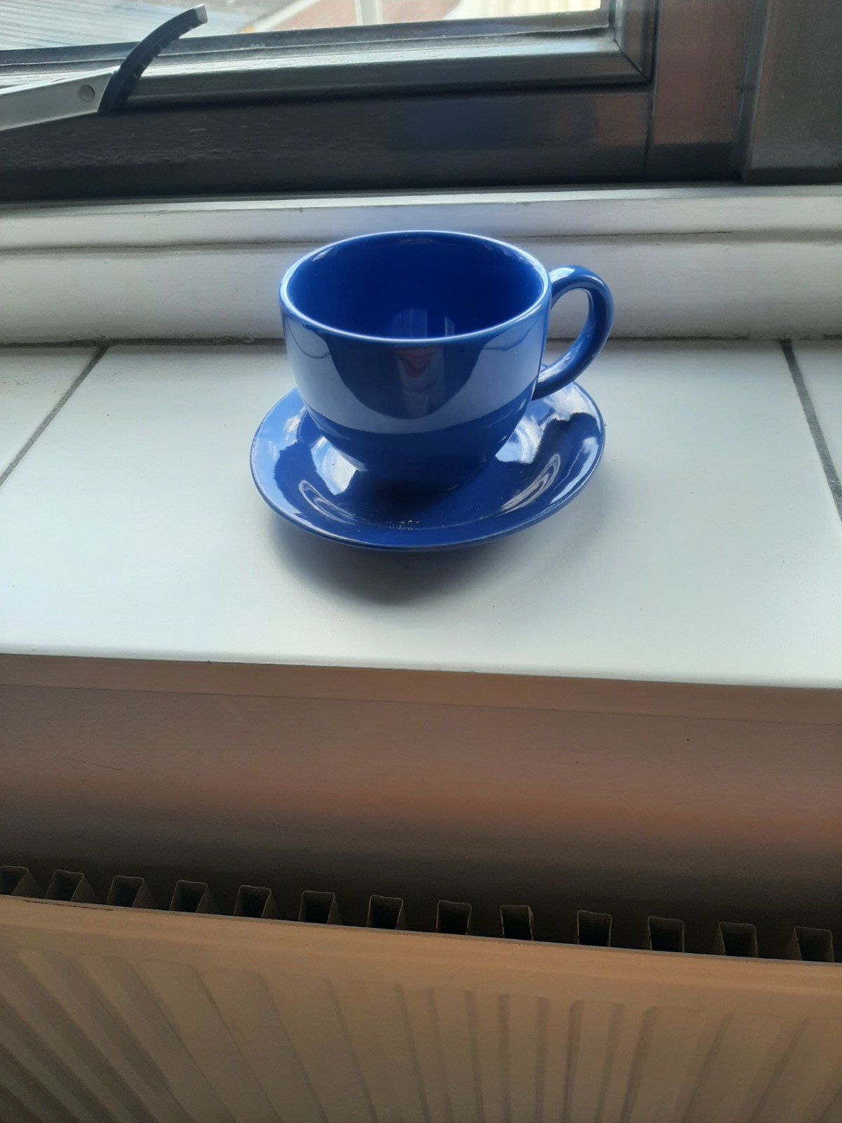 blauw servies goed, Ophalen, Zo goed als nieuw, Aardewerk, Overige stijlen