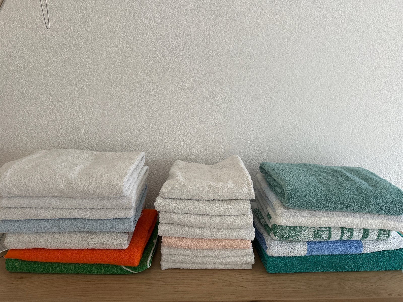 Diverse handdoeken: groot en klein, Ophalen, Gebruikt, Meerkleurig, Handdoek