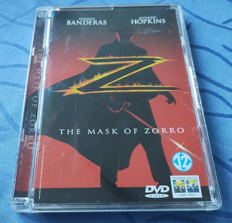 DVD The Mask Of Zorro, Alle leeftijden, Ophalen of Verzenden, Gebruikt