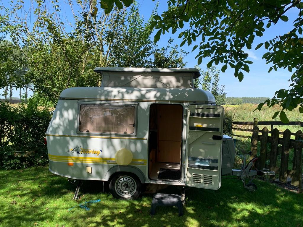 Eriba Puck Touring 2002 – Topstaat – Compleet met luifel, Caravans en Kamperen, Caravans, Standaardzit, Tot en met 2, Luifel, Eriba