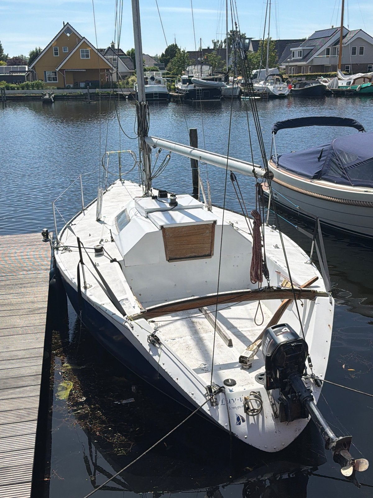 Neva 21 polyester zeilboot - kopje, Watersport en Boten, Kajuitzeilboten en Zeiljachten, Ophalen, Overige merken, Gebruikt, Kleine kruiser