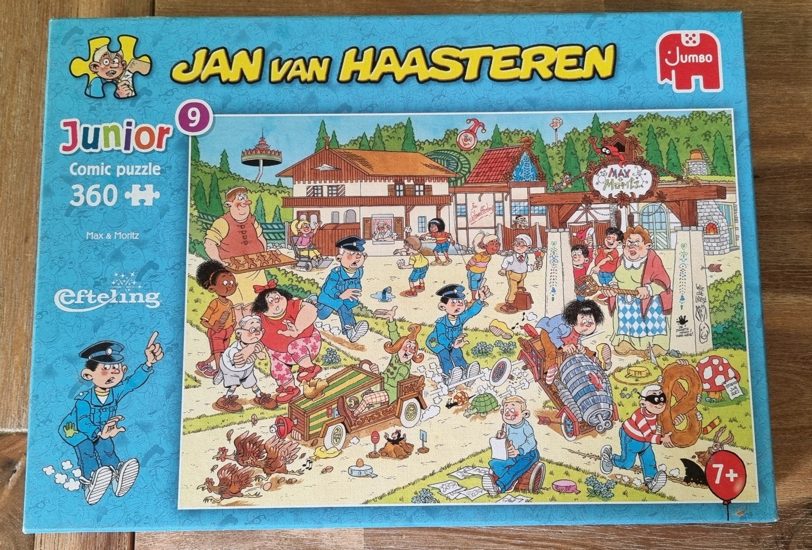 Jan van Haasteren puzzel Efteling Max&Moritz, Verzamelen, Ophalen of Verzenden, Zo goed als nieuw, Overige typen