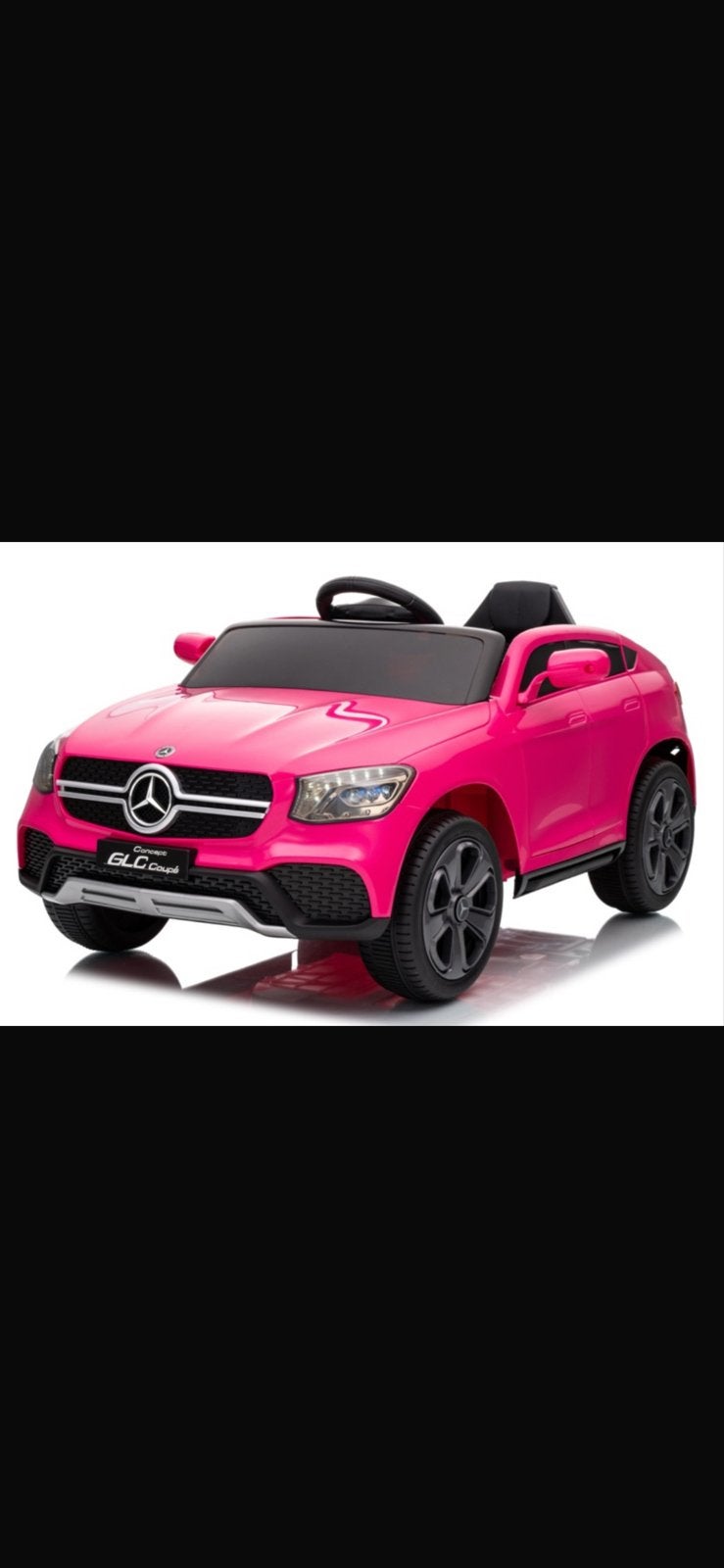 Roze Mercedes-Benz GLC Coupé Kinderauto - Z.G.A.N., Ophalen of Verzenden, Zo goed als nieuw
