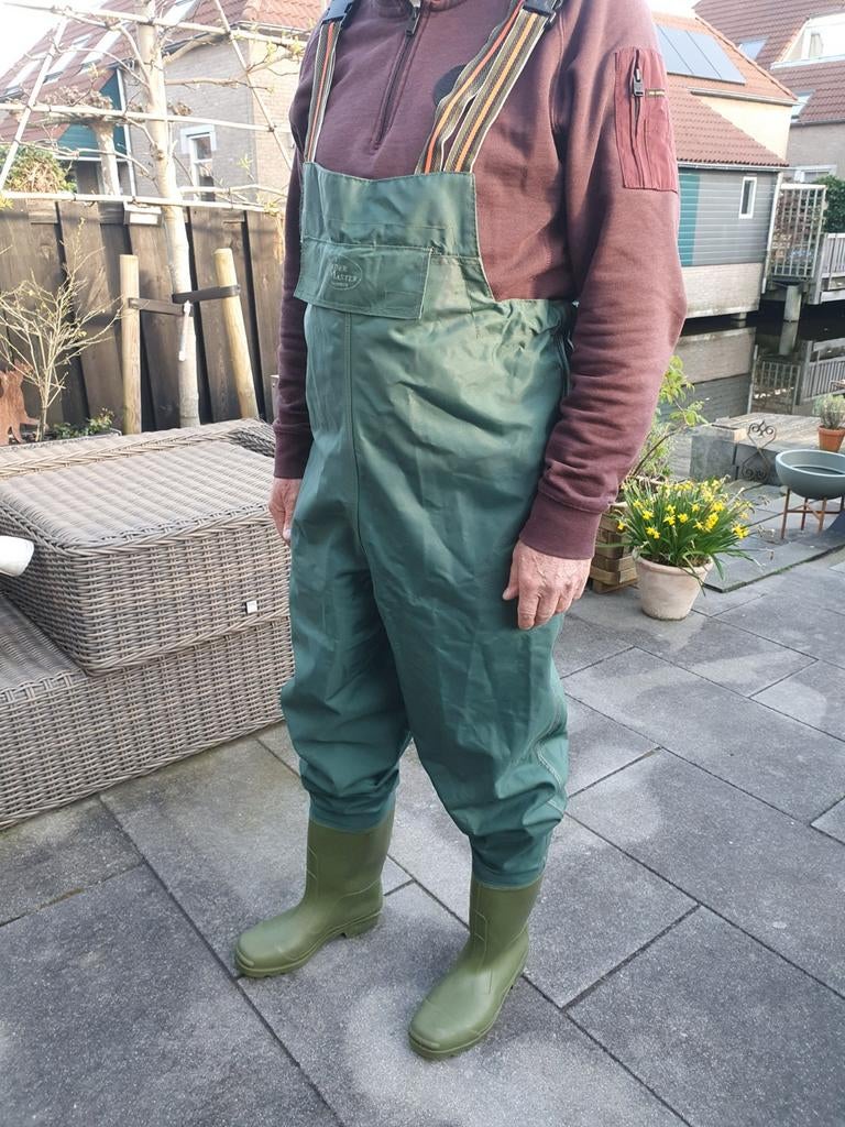 Waadpak met laarzen maat 8 ca. schoenmaat 41 / 42, Ophalen of Verzenden, Gebruikt