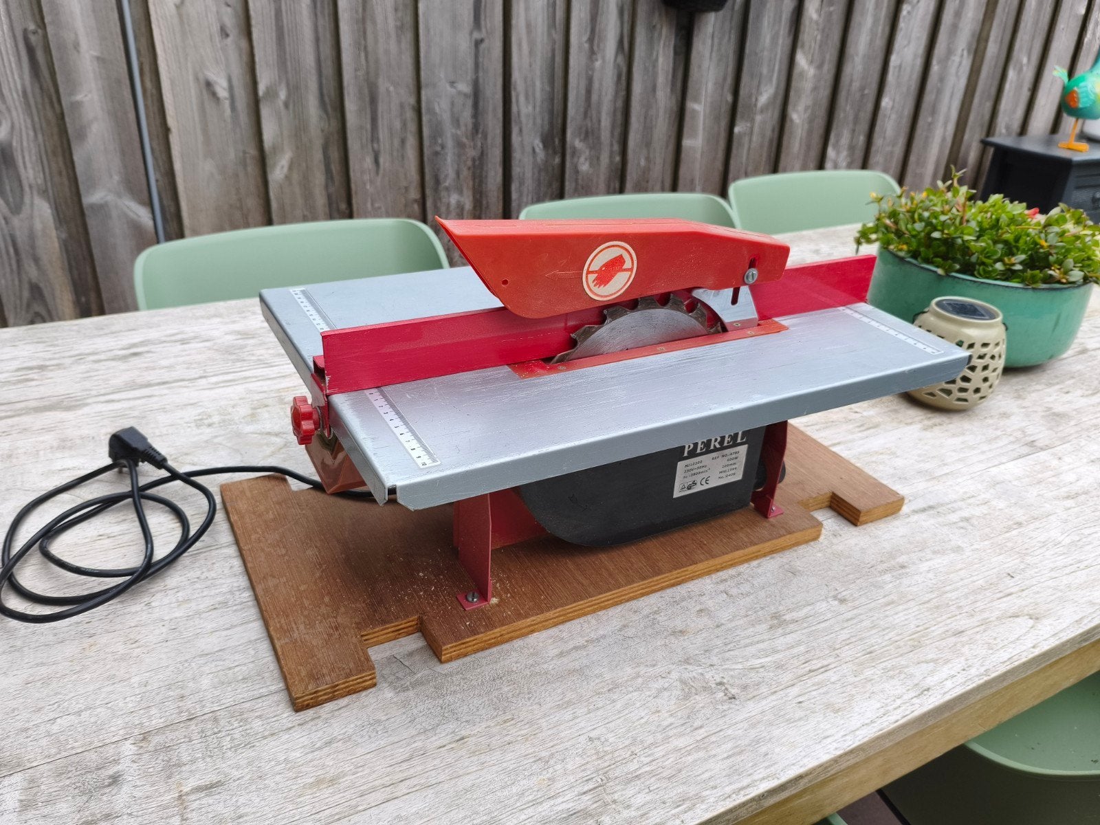 Perel kleine zaagtafel, Ophalen, Gebruikt, Cirkelzaag, Perel