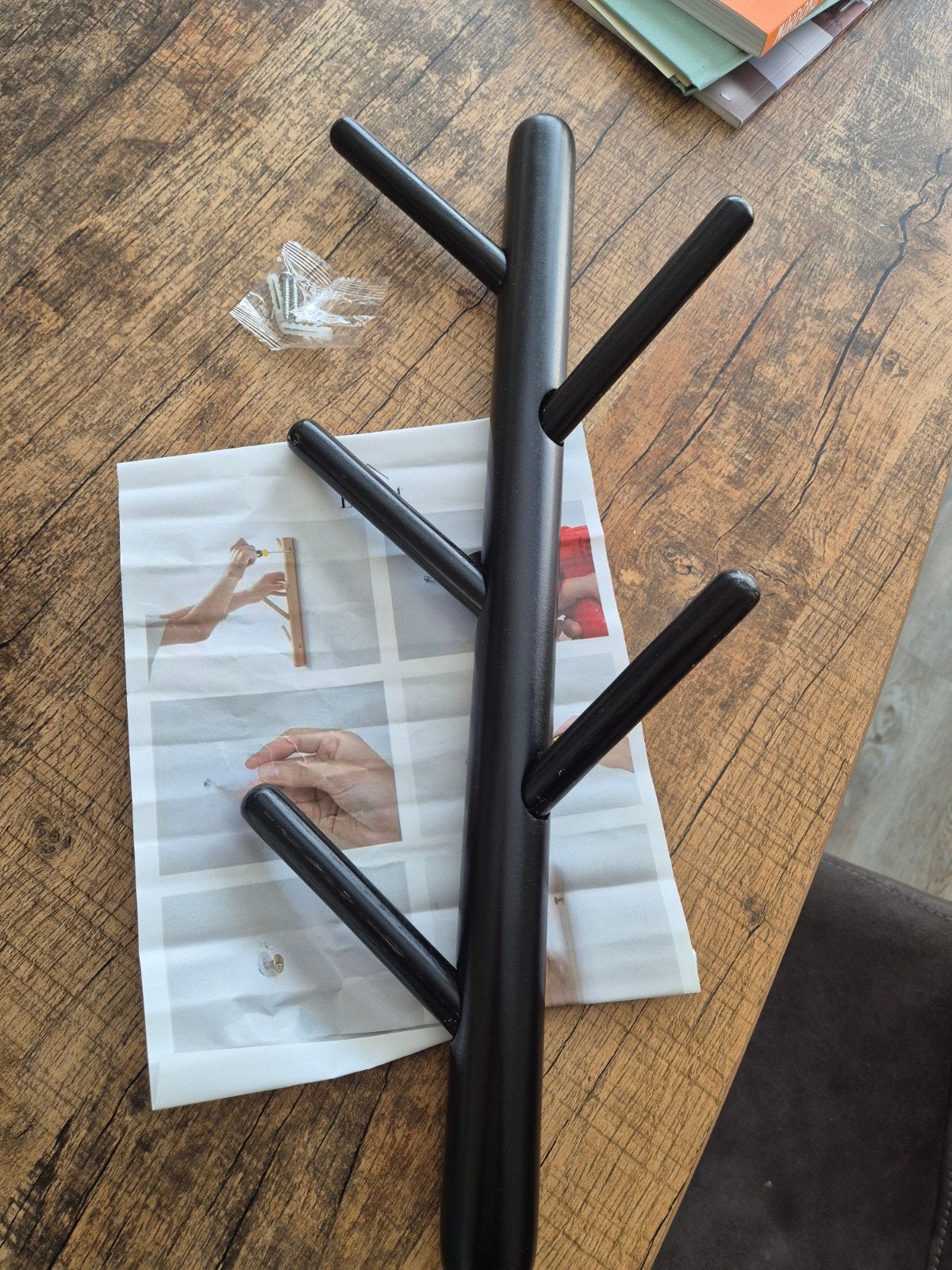 Kapstok zwart hout, Ophalen, Nieuw