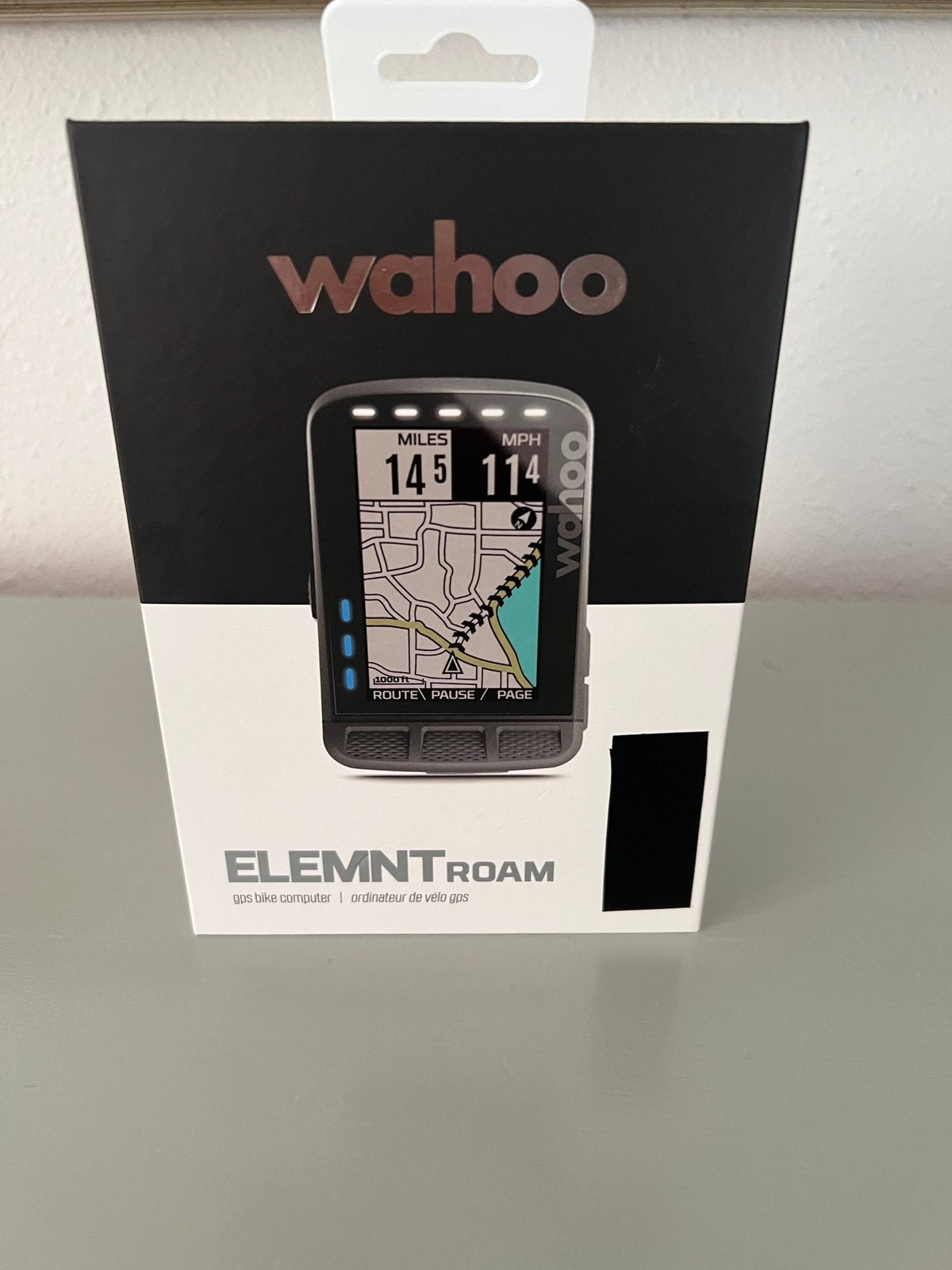 NIEUW Wahoo ELEMNT ROAM V1 GPS kleur navigatie, Fietsen en Brommers, Fietsaccessoires | Fietscomputers, Ophalen of Verzenden, Draadloos