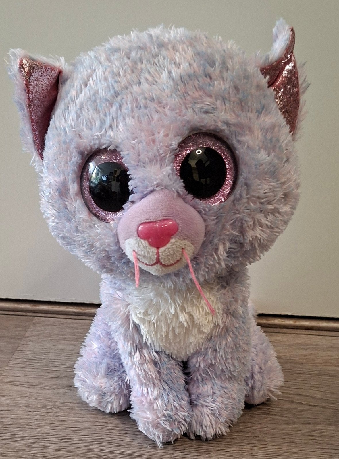 Ty Beanie Boo Cassidy Poes 24 cm - medium knuffel, Overige karakters, Ophalen of Verzenden, Meerkleurig, Ty