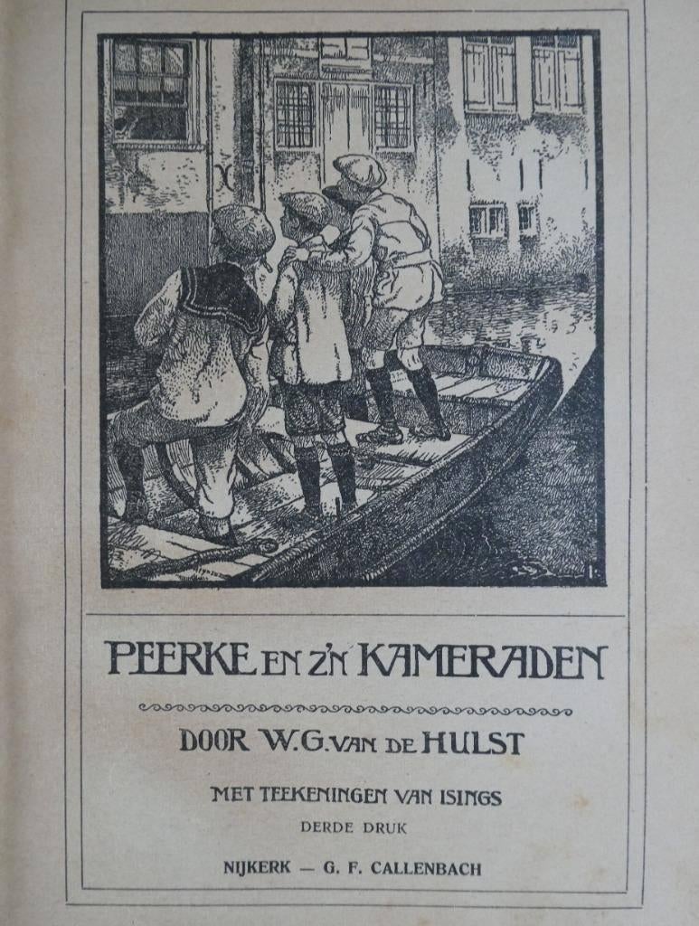 1926 -  Peerke en z’n kameraden, Ophalen of Verzenden, W.G. van de Hulst