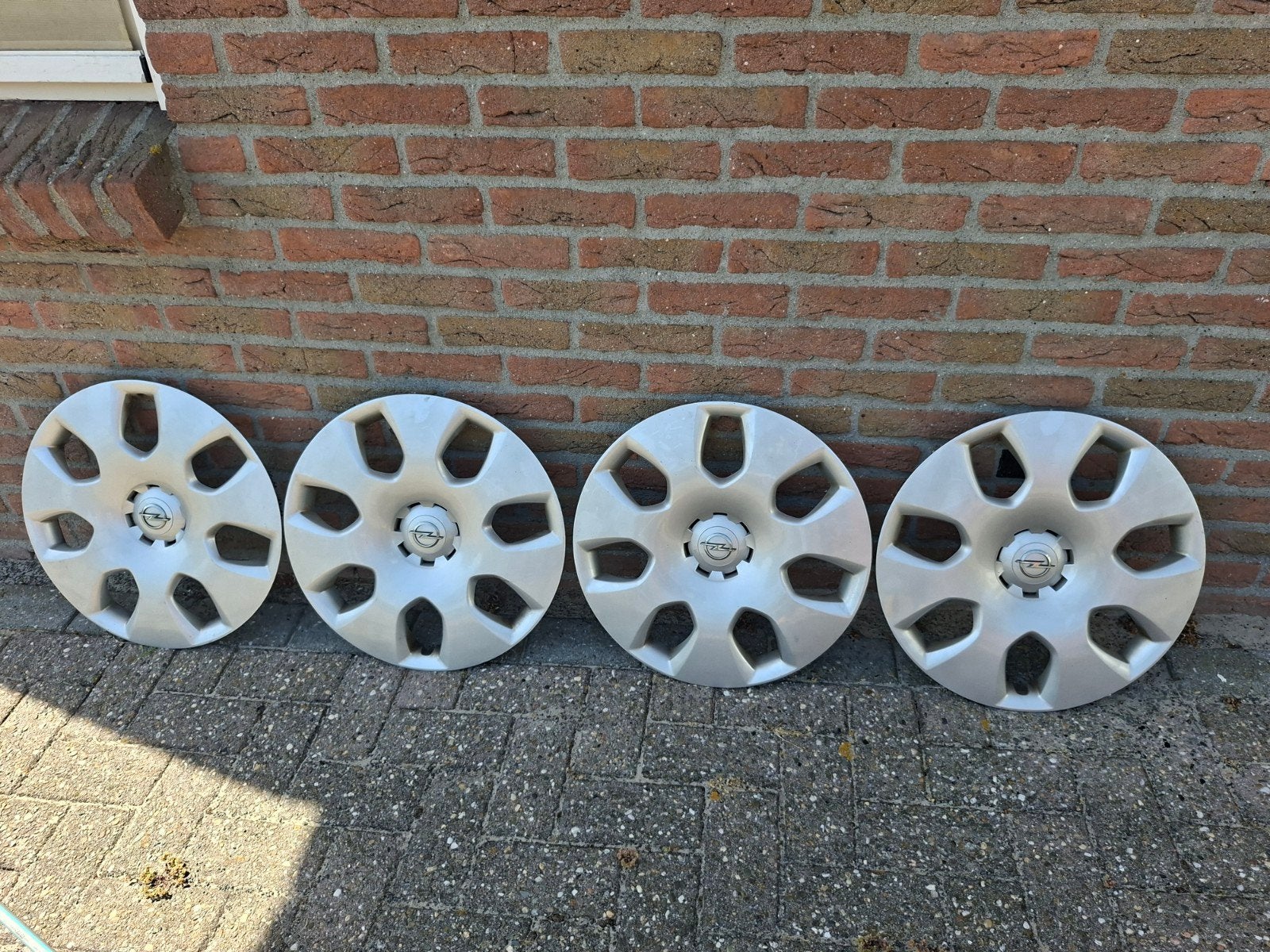 Set van 4 Opel wieldoppen 19 inch, Auto diversen, Ophalen of Verzenden, Gebruikt