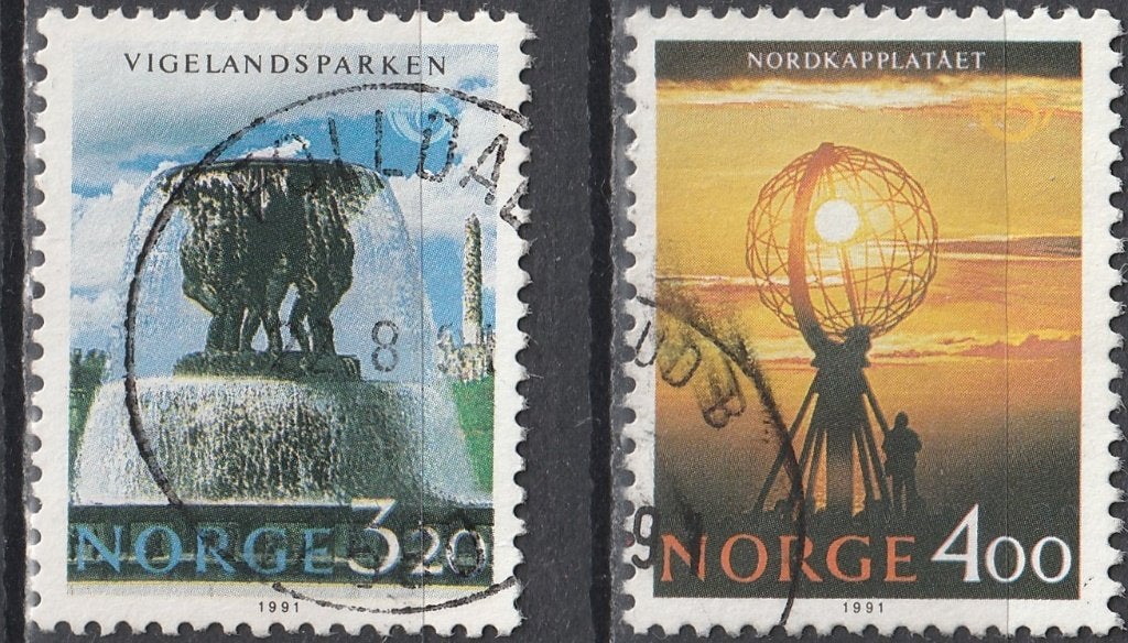 Noorwegen Michel nr. 1068-1069 Gebruikt, Postzegels en Munten, Postzegels | Europa | Scandinavië, Verzenden, Noorwegen, Gestempeld