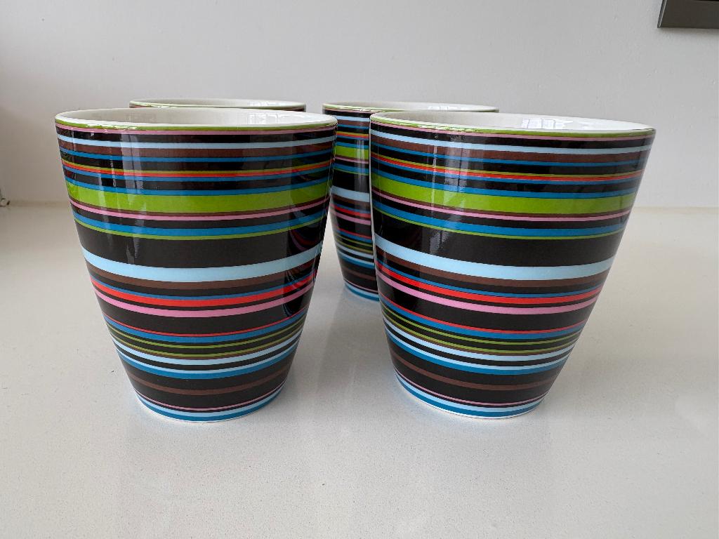 Iittala Origo 3 bekers 250 ml, Ophalen of Verzenden, Zo goed als nieuw, Overige stijlen, Kop(pen) en/of Schotel(s)