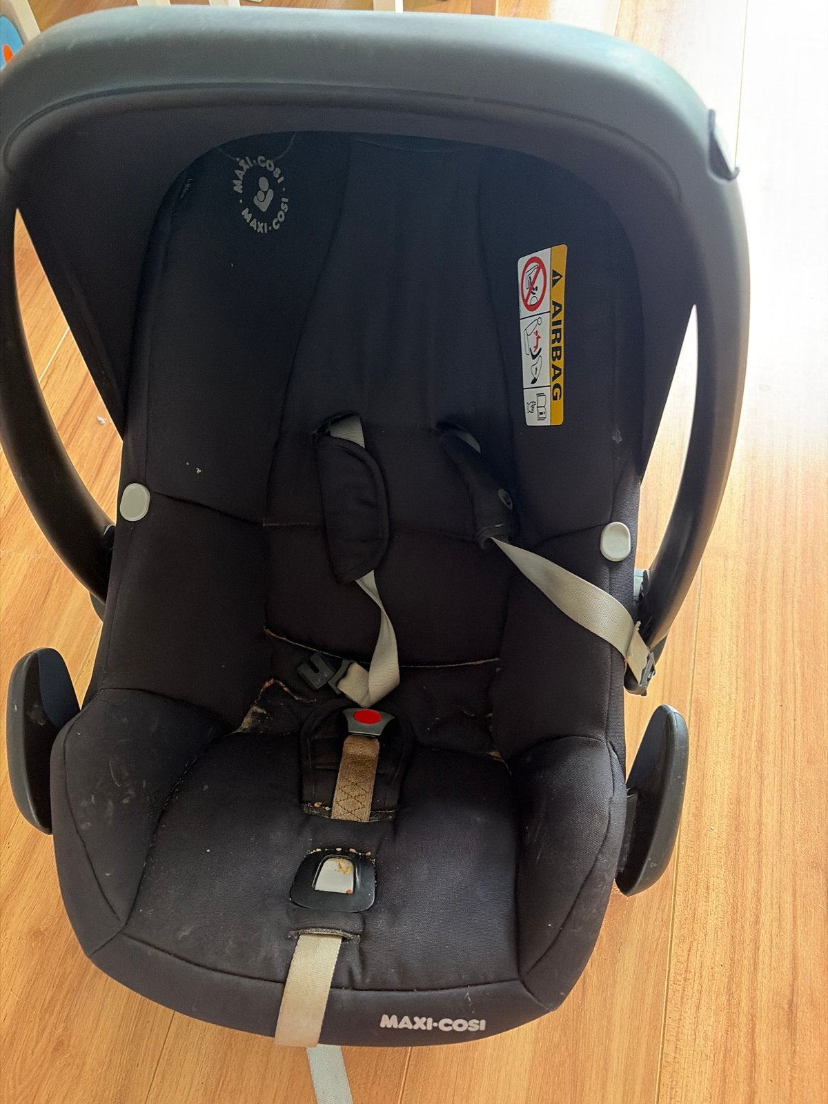 Maxi Cosi met Isofix en stoelverkleiner, Ophalen, Gebruikt, Isofix, 0 t/m 13 kg