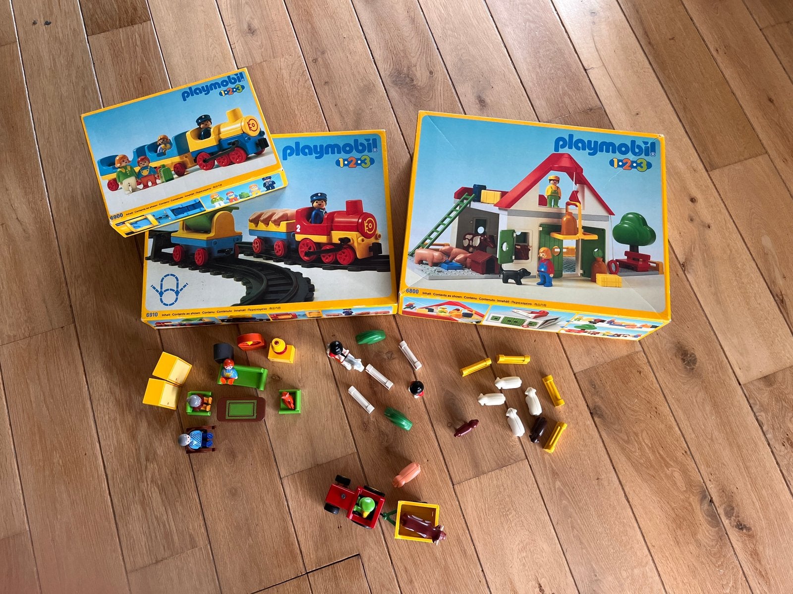 Playmobil 123 partij met dozen, Ophalen of Verzenden, Gebruikt, Complete set