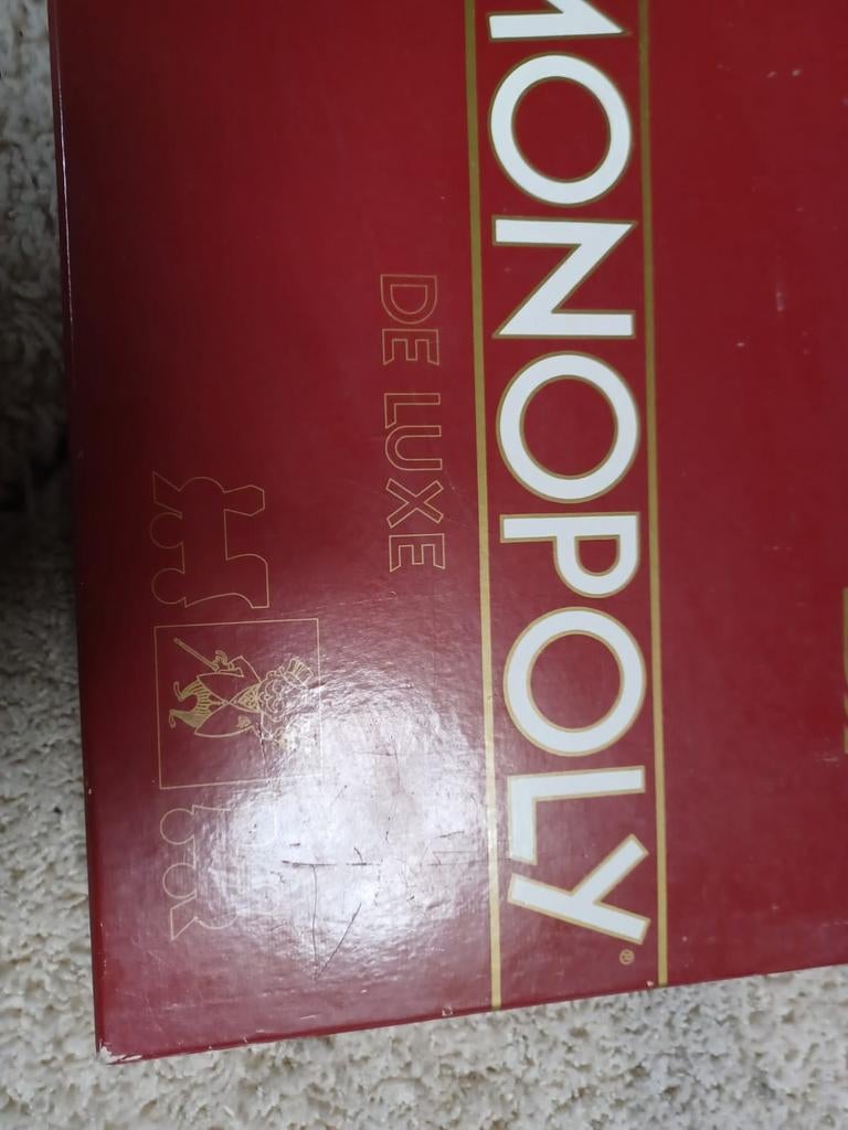 Monopoly De Luxe Bordspel - Klassiek Vastgoedspel, Vijf spelers of meer, Ophalen of Verzenden, Gebruikt, Clipper Games & Toys B.V.