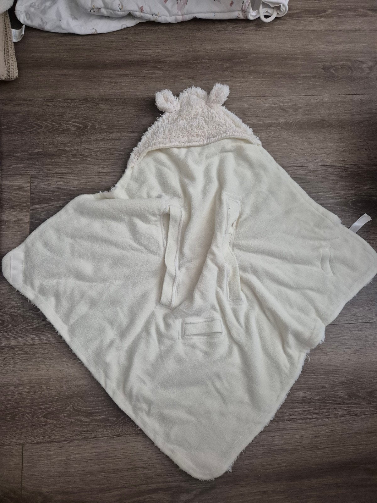 Maxi cosi doek / kleed met beren oortjes, Kinderen en Baby's, Dekens, Slaapzakjes en Inbakerproducten, Wasbaar, Bakerzak of Bakerdoek